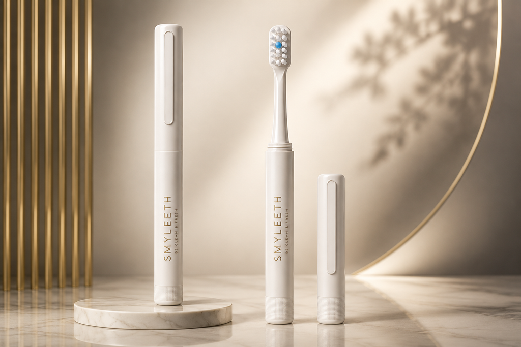 SMYLEETH – La brosse à dents nomade avec dentifrice intégré